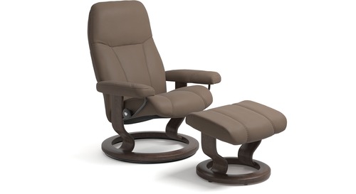 Stressless® Consul Leather Recliner - Classic Base - Special Buy Stressless® Consul Leather Recliner - Classic Base - Special Buy